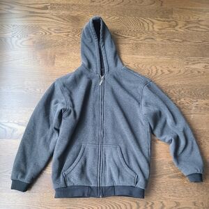 I5 Apparel boys sherpa lined black/gray Hooded size.L(16-18)